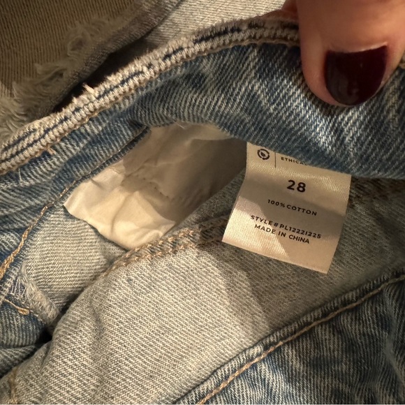 PTCL wide leg distressed jeans size 28 excellent condition - Picture 7 of 8